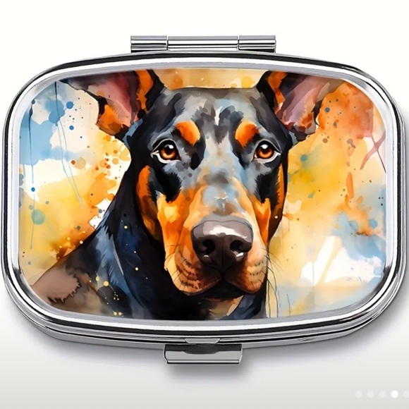 Portable Mirrored Medicine Case for Pockets & Purses NEW - Picture 7 of 15